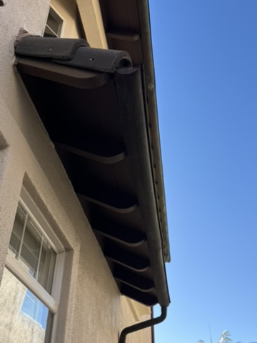 New gutter guard installed